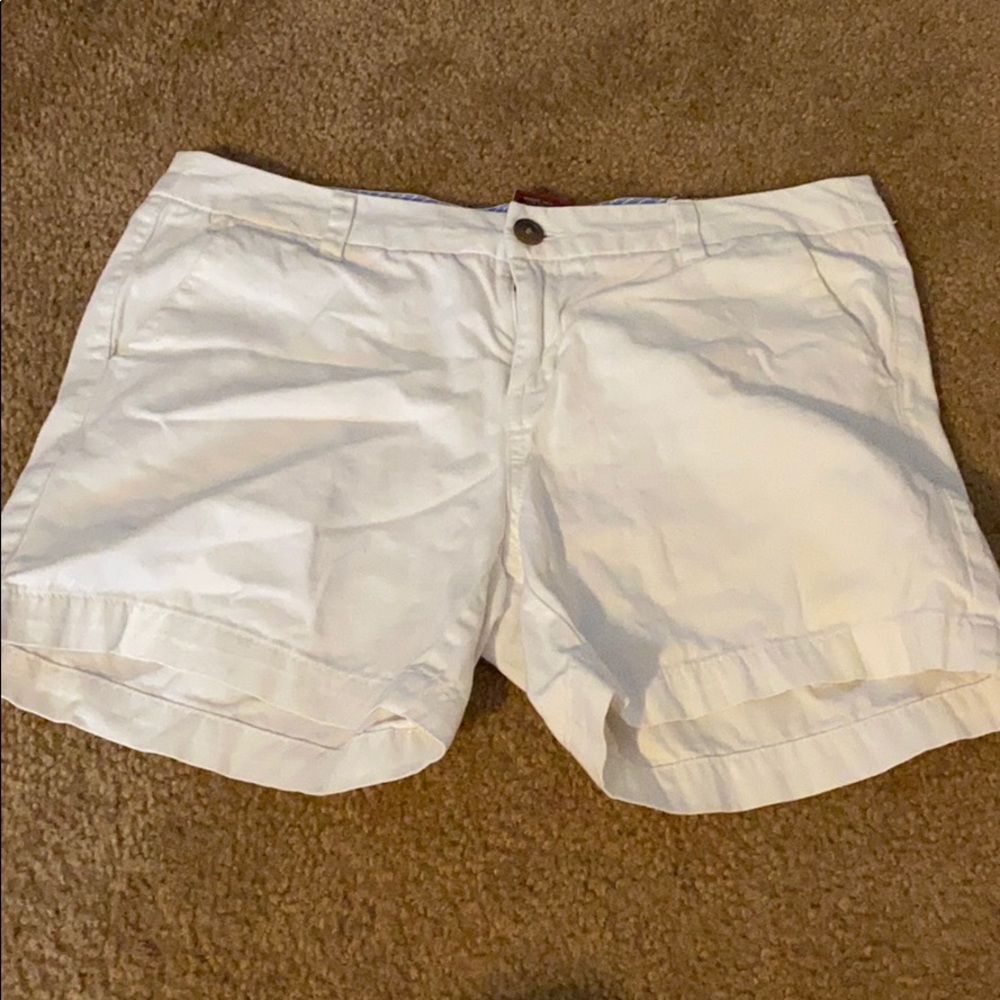 white shorts